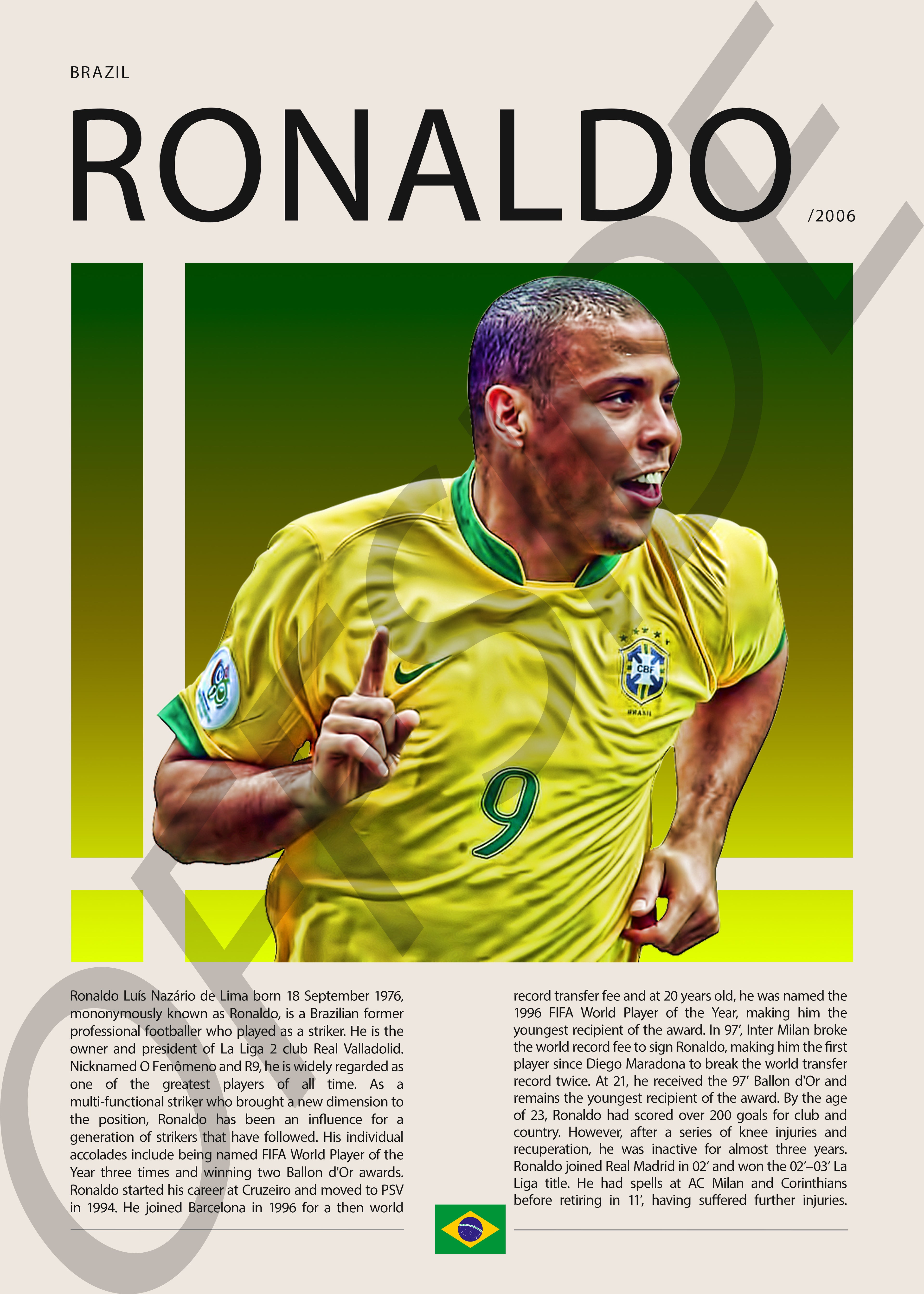 Ronaldo Nazario "El Fenomeno" en Brasil Clasificatorias 2006