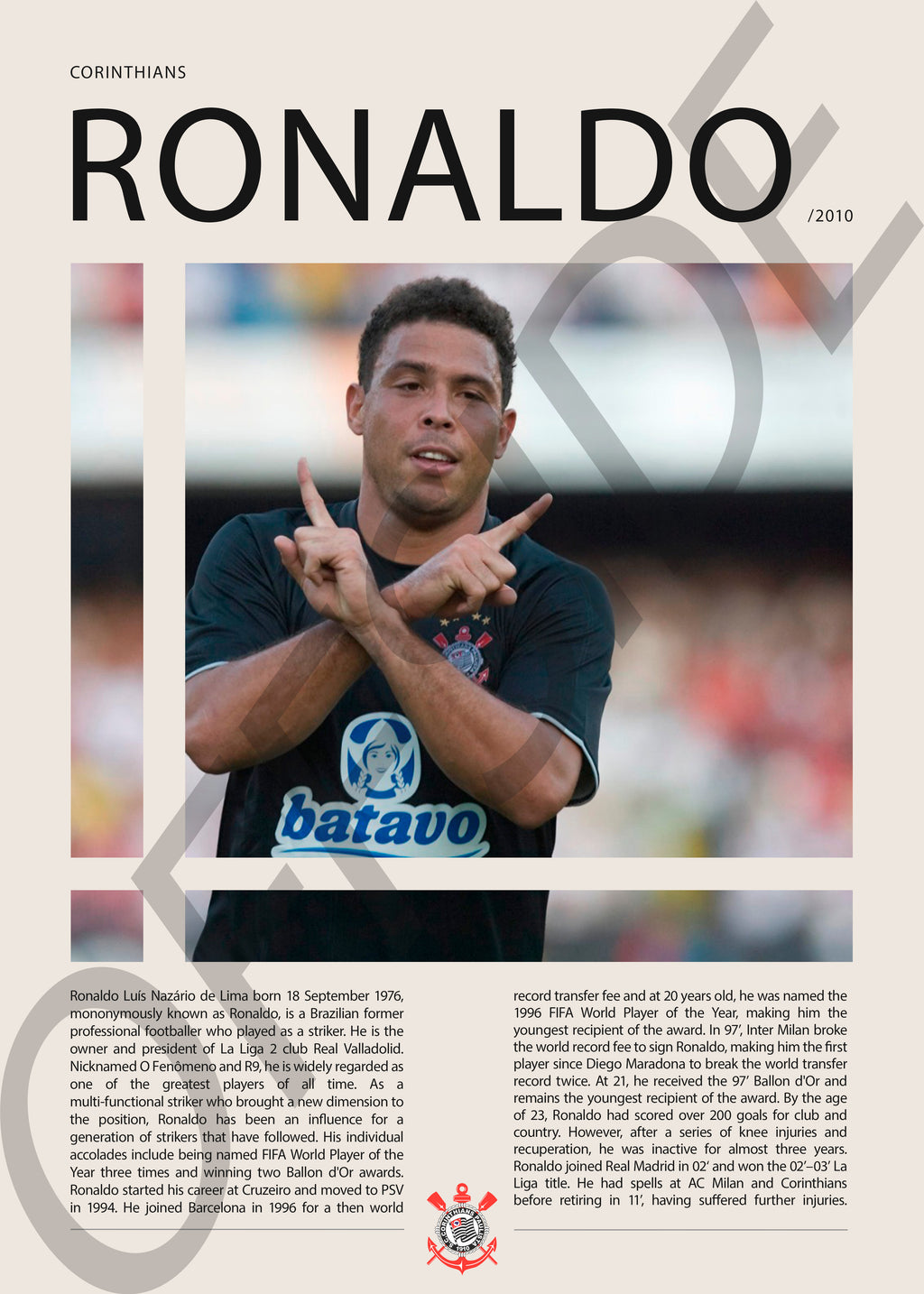 Ronaldo Nazario "El Fenomeno" en Corinthians Temporada 2010