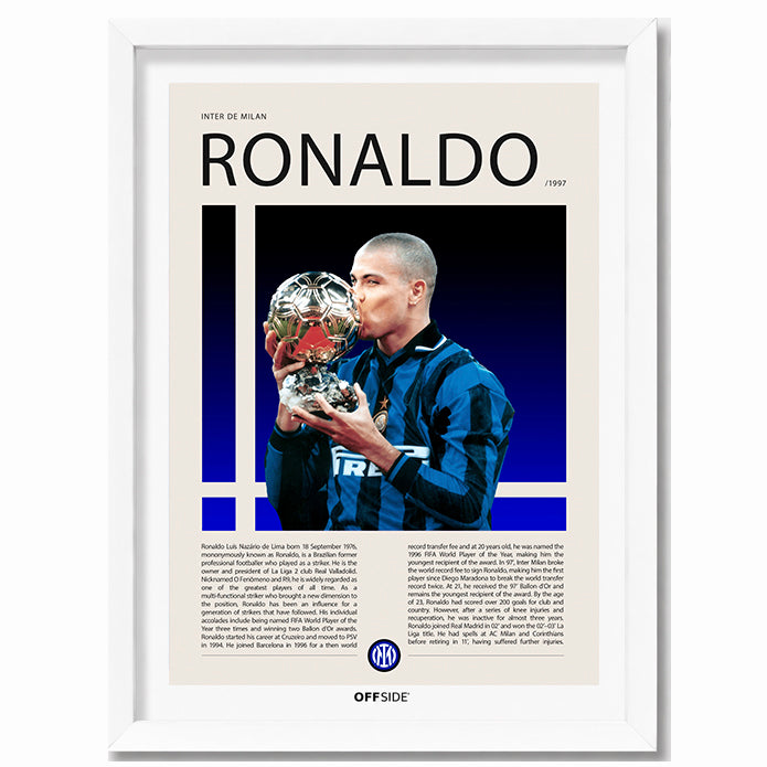 Ronaldo Nazario "El Fenomeno" en Inter de Milan Temporada 1997