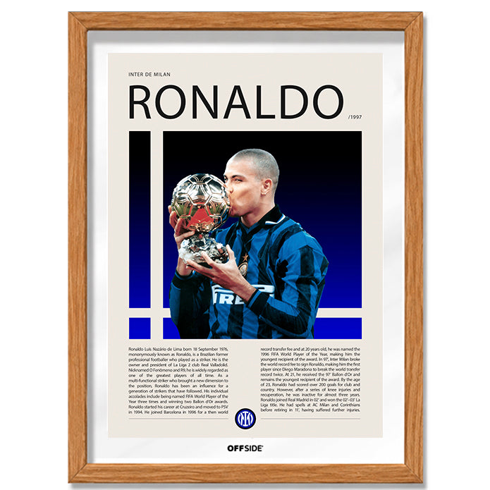 Ronaldo Nazario "El Fenomeno" en Inter de Milan Temporada 1997