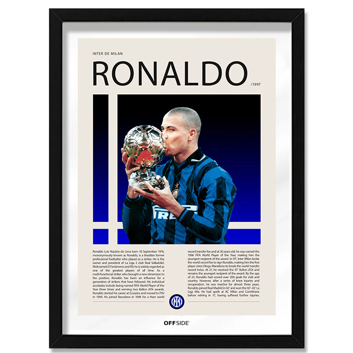 Ronaldo Nazario "El Fenomeno" en Inter de Milan Temporada 1997