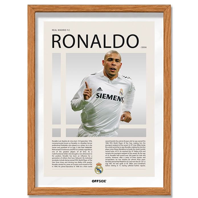 Ronaldo Nazario "El Fenomeno" en Real Madrid Temporada 2006
