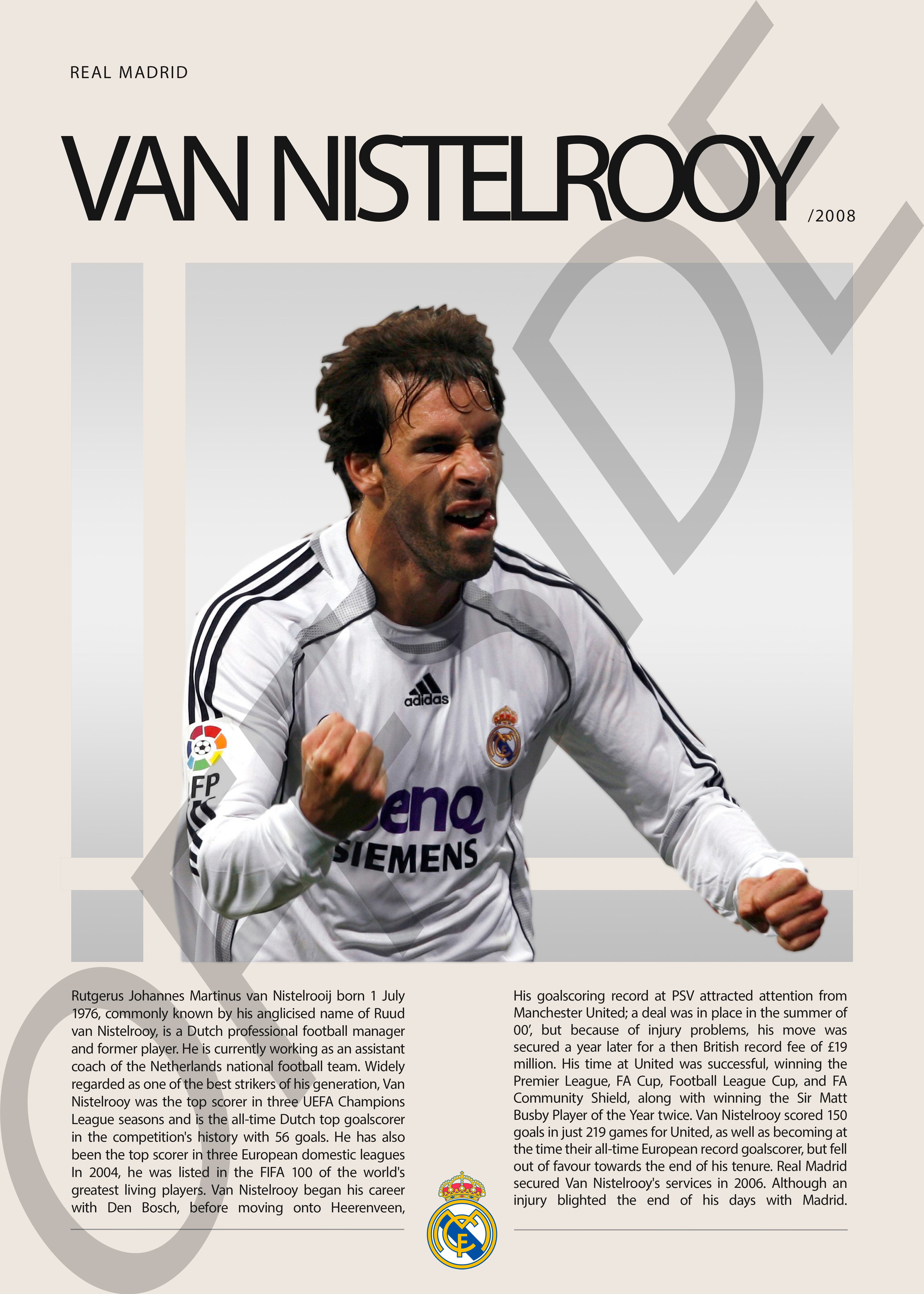 Ruud Van Nistelrooy "VanGol" en Real Madrid Temporada 2008