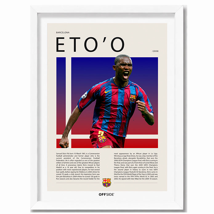 Samuel Eto'o "Eto'o" en Barcelona Temporada 2008