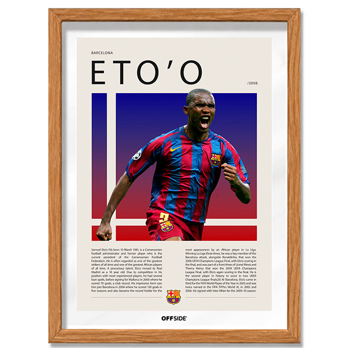 Samuel Eto'o "Eto'o" en Barcelona Temporada 2008
