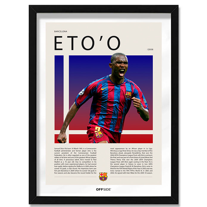 Samuel Eto'o "Eto'o" en Barcelona Temporada 2008