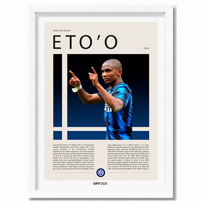 Samuel Eto'o "Eto'o" en Inter de Milan Temporada 2010