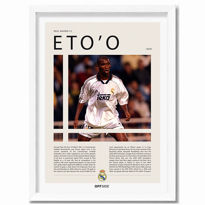 Samuel Eto'o "Eto'o" en Real Madrid Temporada 2000