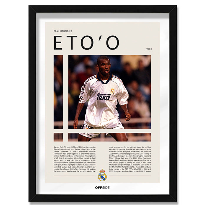 Samuel Eto'o "Eto'o" en Real Madrid Temporada 2000