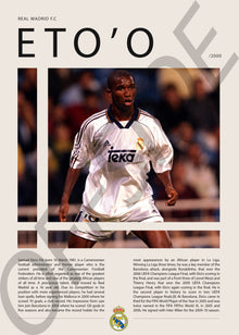 Samuel Eto'o "Eto'o" en Real Madrid Temporada 2000