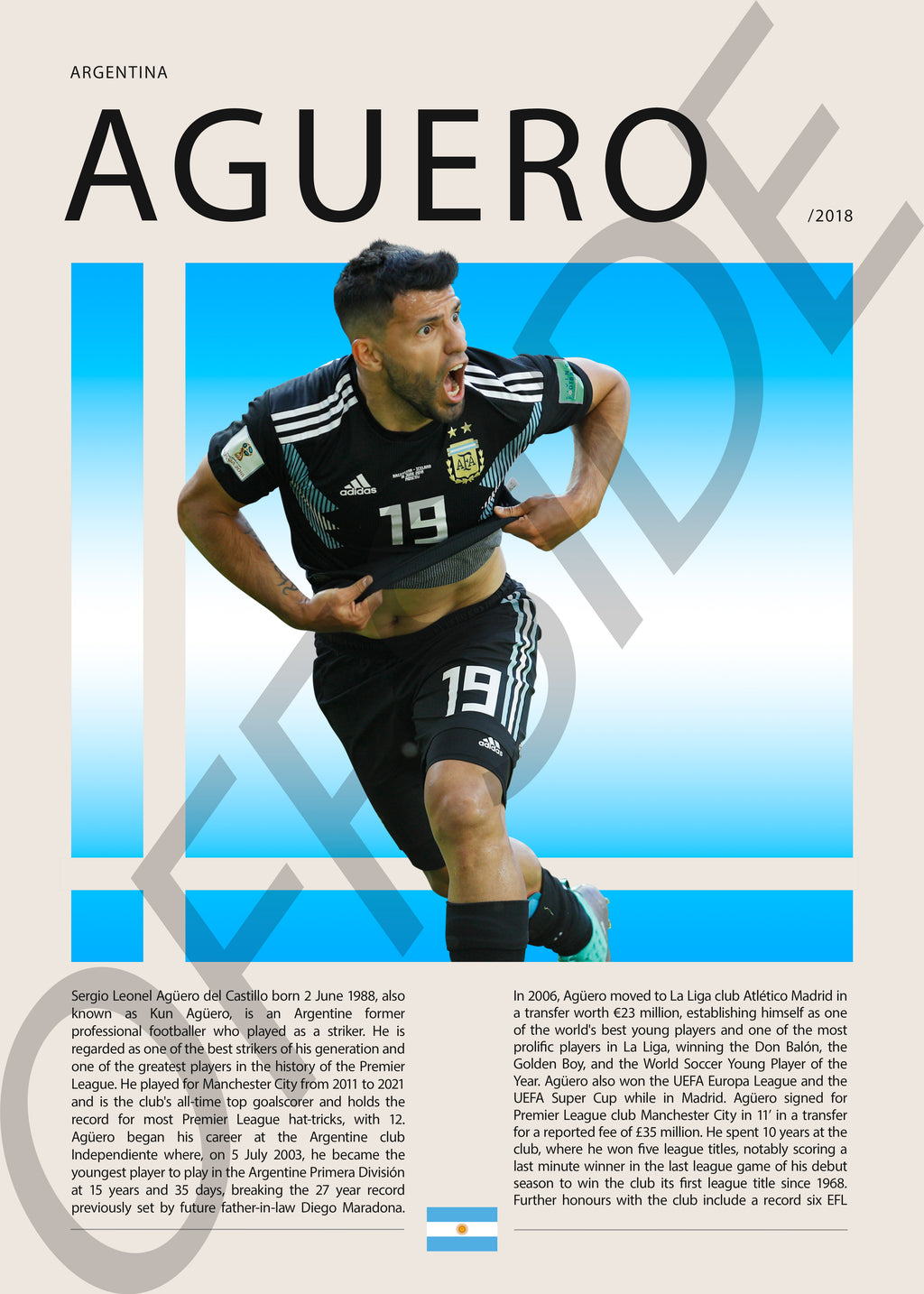 Sergio Agüero "El Kun" en Argentina Clasificatorias 2018