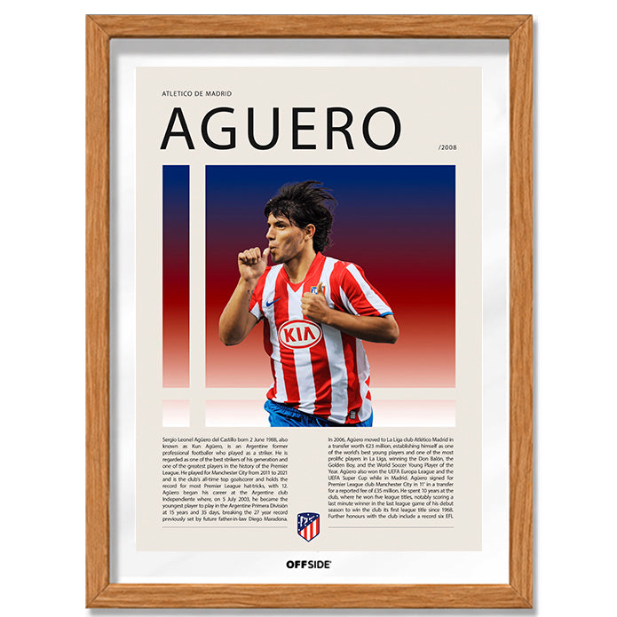 Sergio Agüero "El Kun" en Atletico de Madrid Temporada 2008