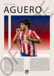Sergio Agüero "El Kun" en Atletico de Madrid Temporada 2008