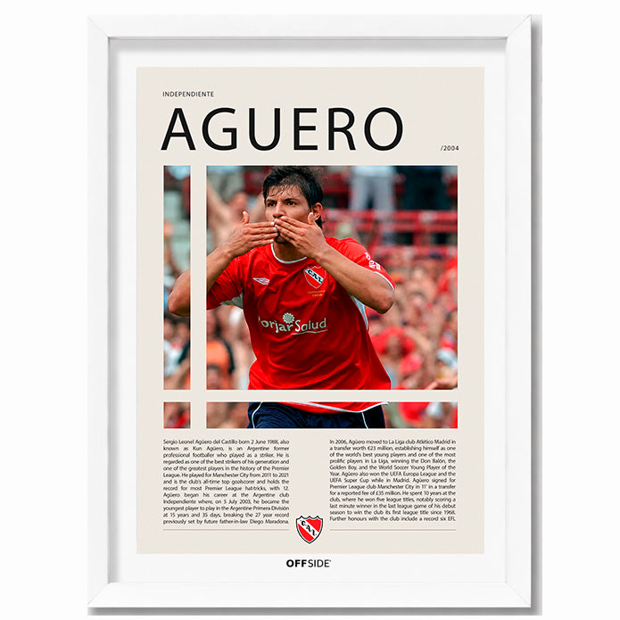 Sergio Agüero "El Kun" en Independiente Temporada 2004