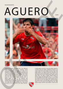 Sergio Agüero "El Kun" en Independiente Temporada 2004
