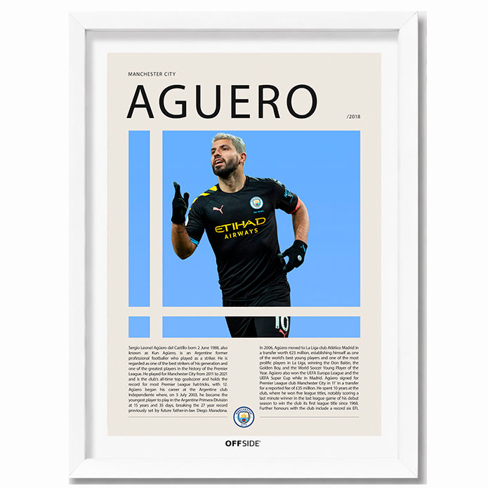 Sergio Agüero "El Kun" en Manchester City Temporada 2018