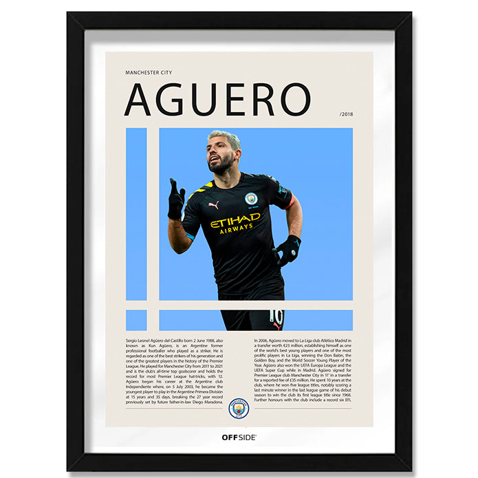 Sergio Agüero "El Kun" en Manchester City Temporada 2018