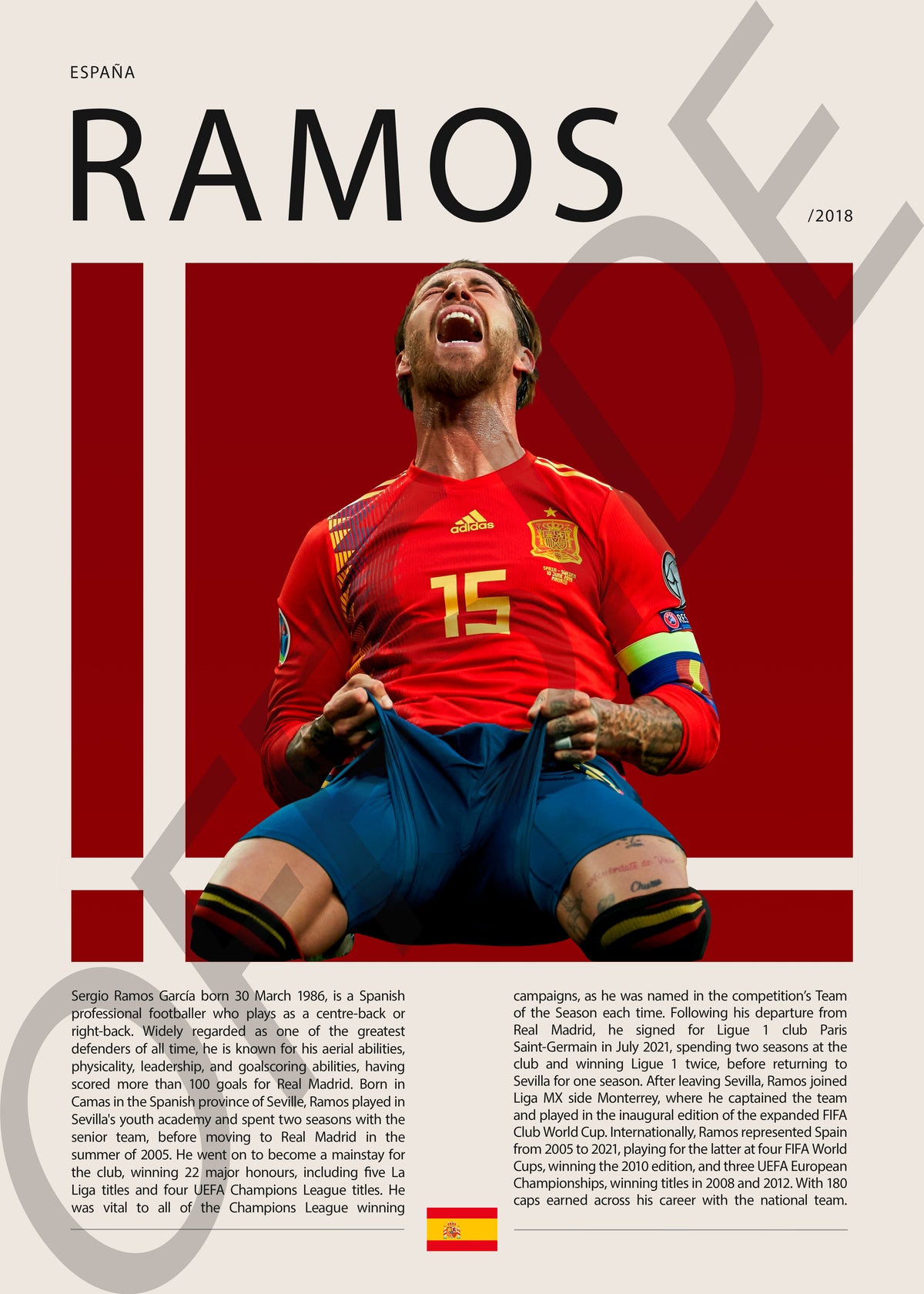 Sergio Ramos "SR4" en España Clasificatorias 2018