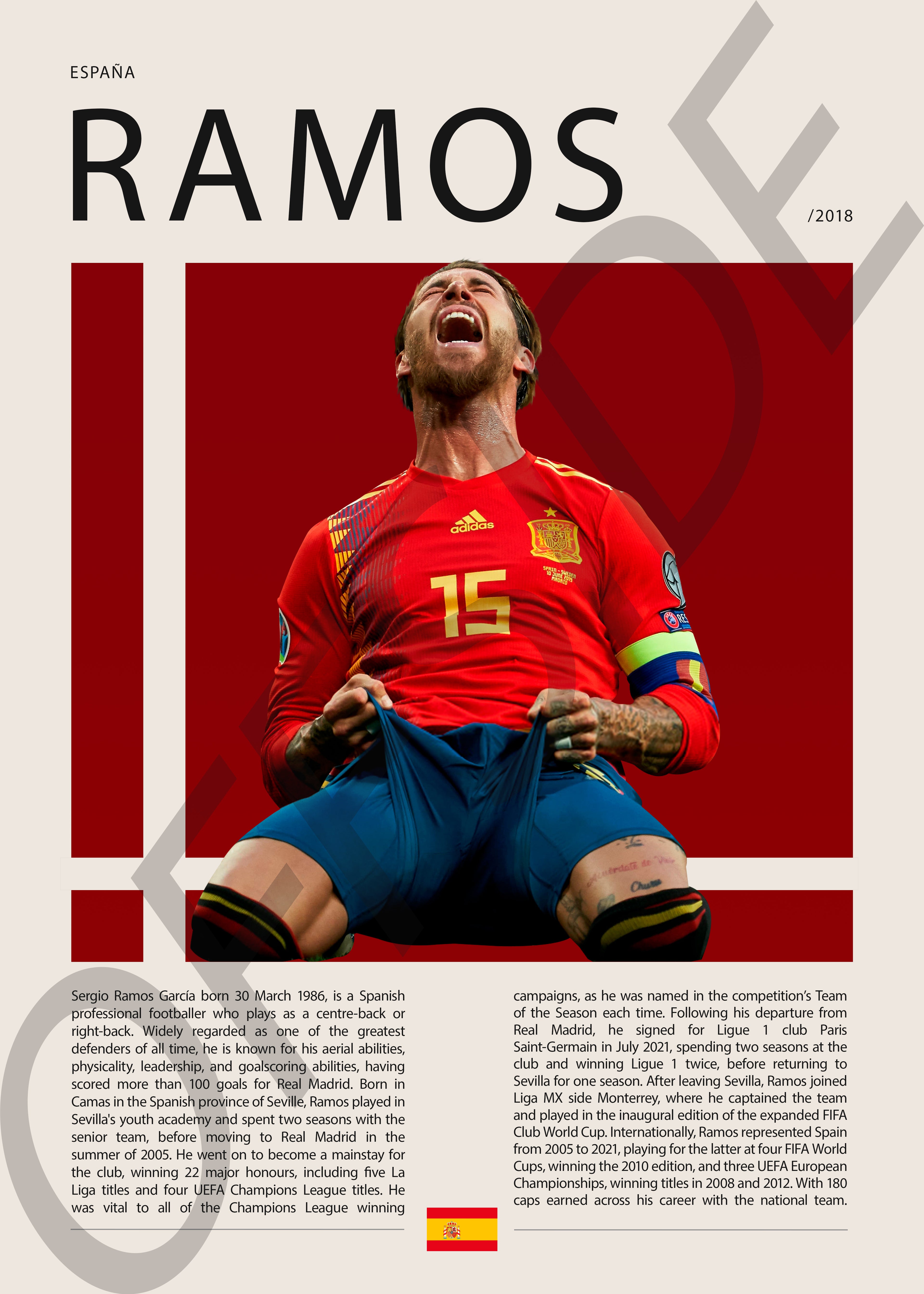 Sergio Ramos "SR4" en España Clasificatorias 2018