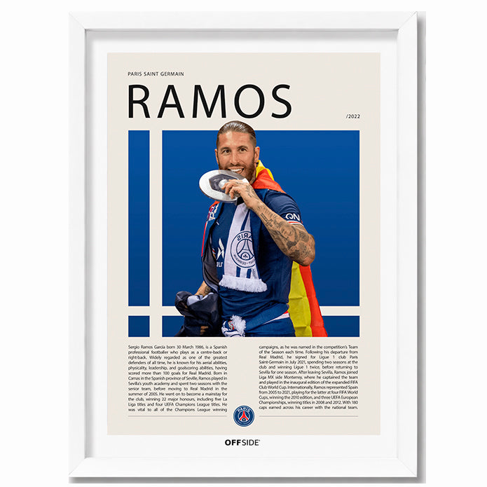 Sergio Ramos "SR4" en PSG Temporada 2022