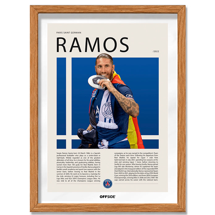 Sergio Ramos "SR4" en PSG Temporada 2022