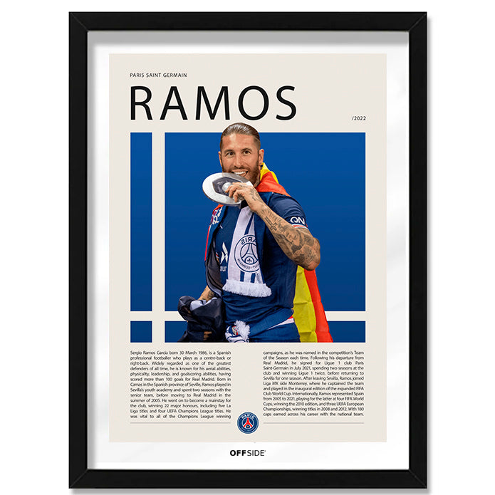 Sergio Ramos "SR4" en PSG Temporada 2022