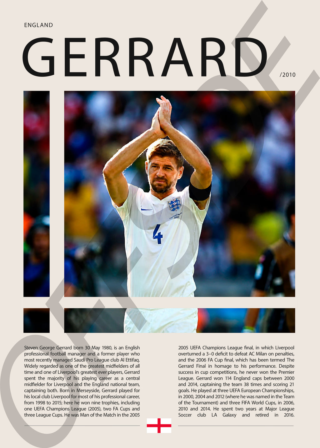 Steven Gerrard "Stevie" en Inglaterra Clasificatorias 2010