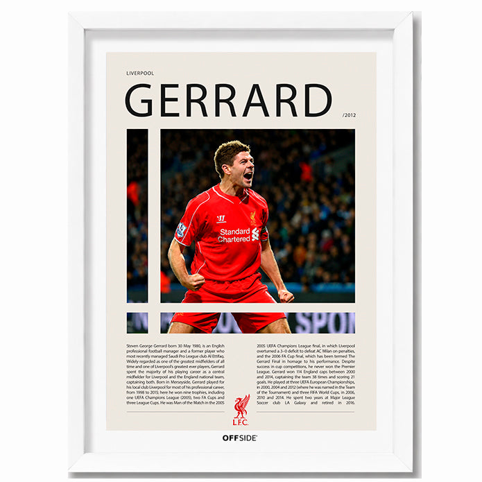 Steven Gerrard "Stevie" en Liverpool Temporada 2012