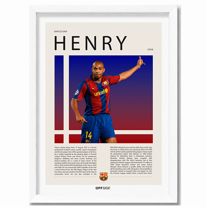 Thierry Henry "Titi" en Barcelona Temporada 2008