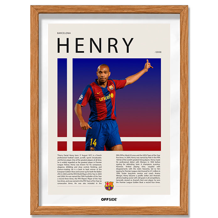 Thierry Henry "Titi" en Barcelona Temporada 2008