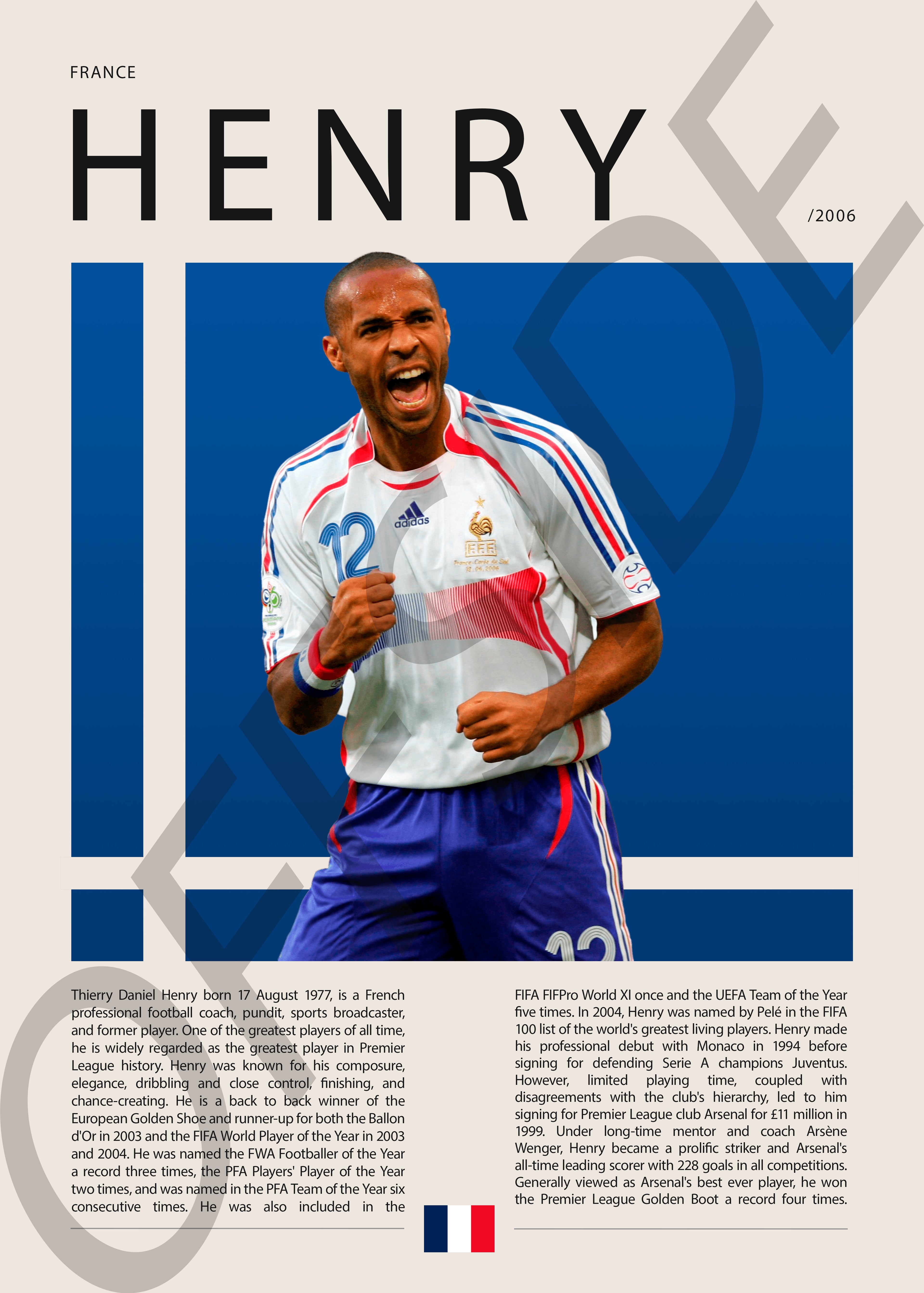 Thierry Henry "Titi" en Francia Clasificatorias 2006