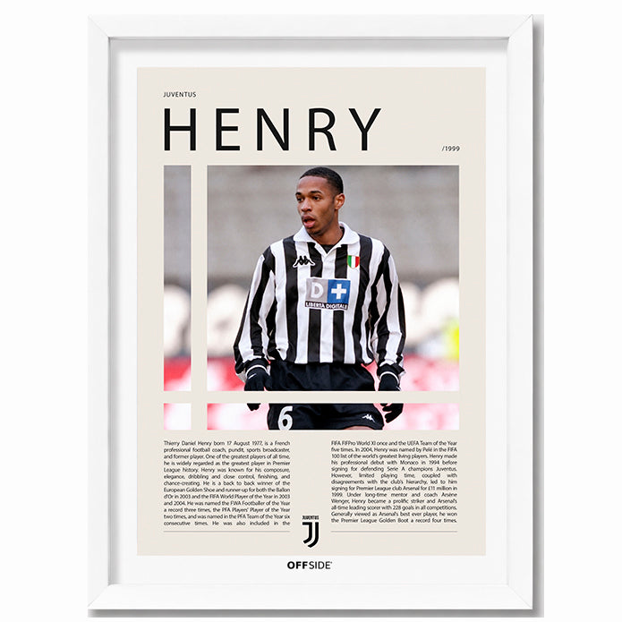 Thierry Henry "Titi" en Juventus Temporada 1999