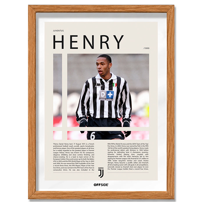 Thierry Henry "Titi" en Juventus Temporada 1999