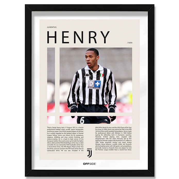 Thierry Henry "Titi" en Juventus Temporada 1999