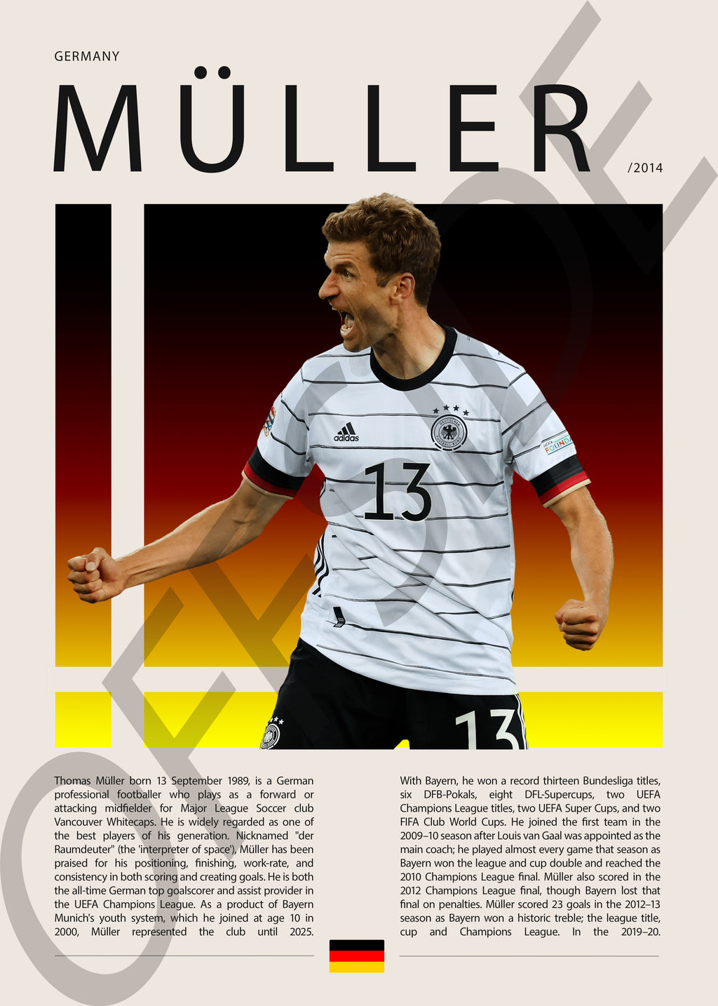 Thomas Muller "Muller" en Alemania Clasificatorias 2014