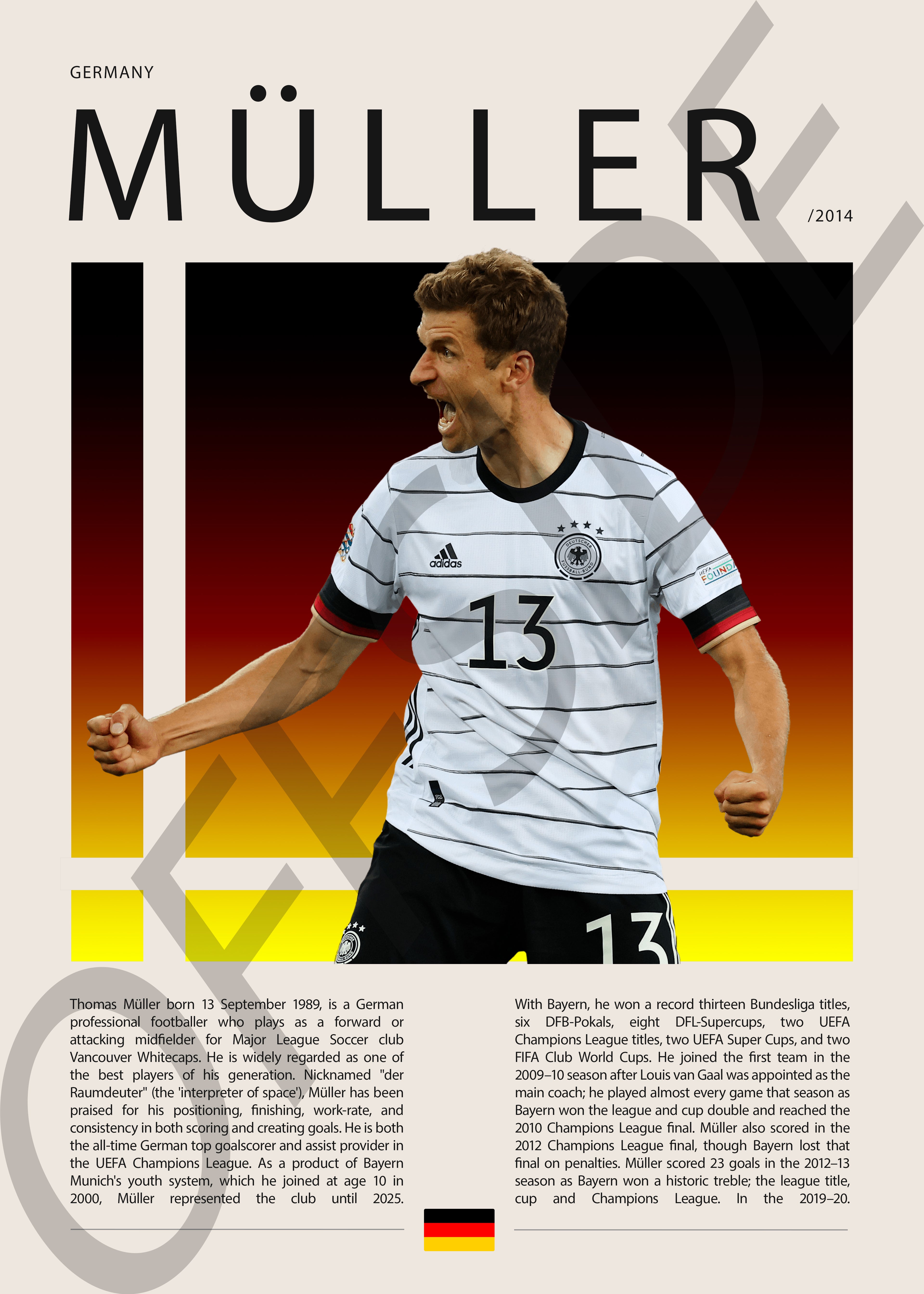 Thomas Muller "Muller" en Alemania Clasificatorias 2014
