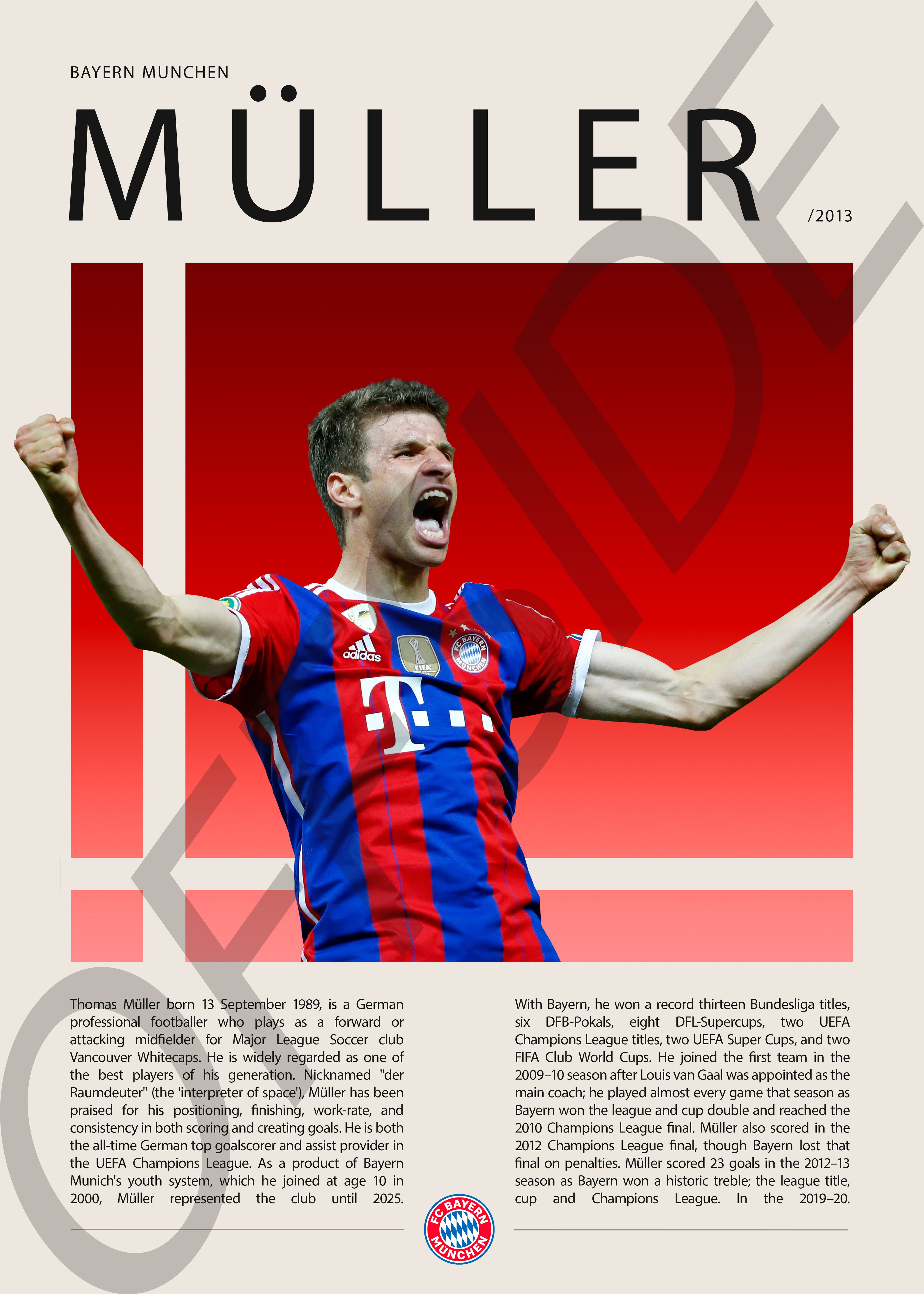 Thomas Muller "Muller" en Bayern Munich Temporada 2013