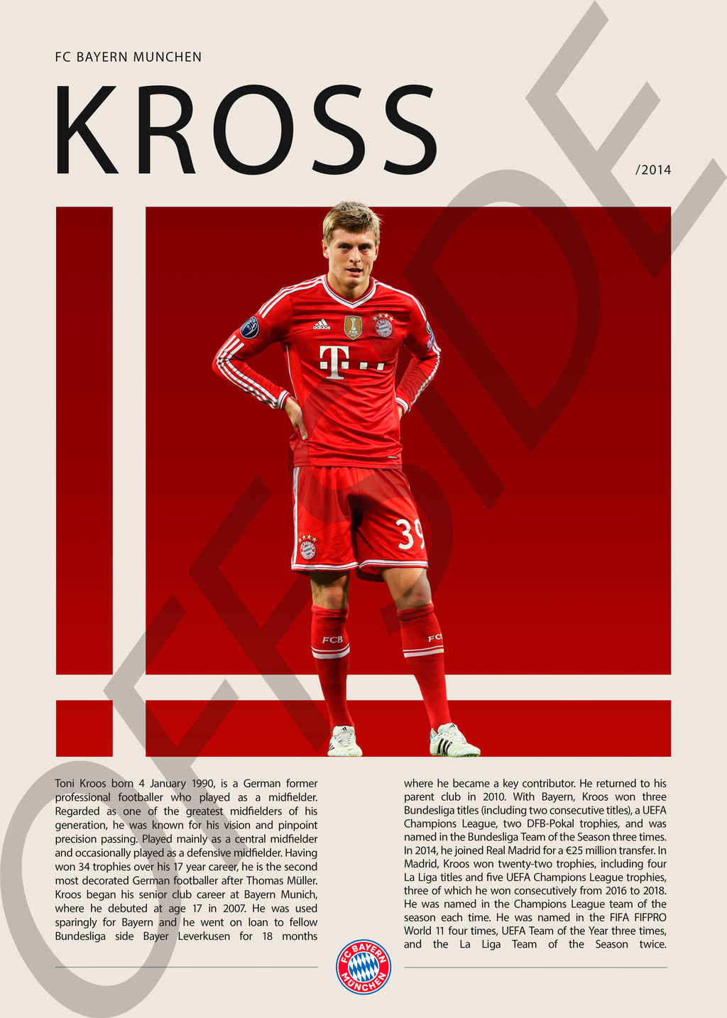 Toni Kross "Kross" en Bayern Munich Temporada 2014