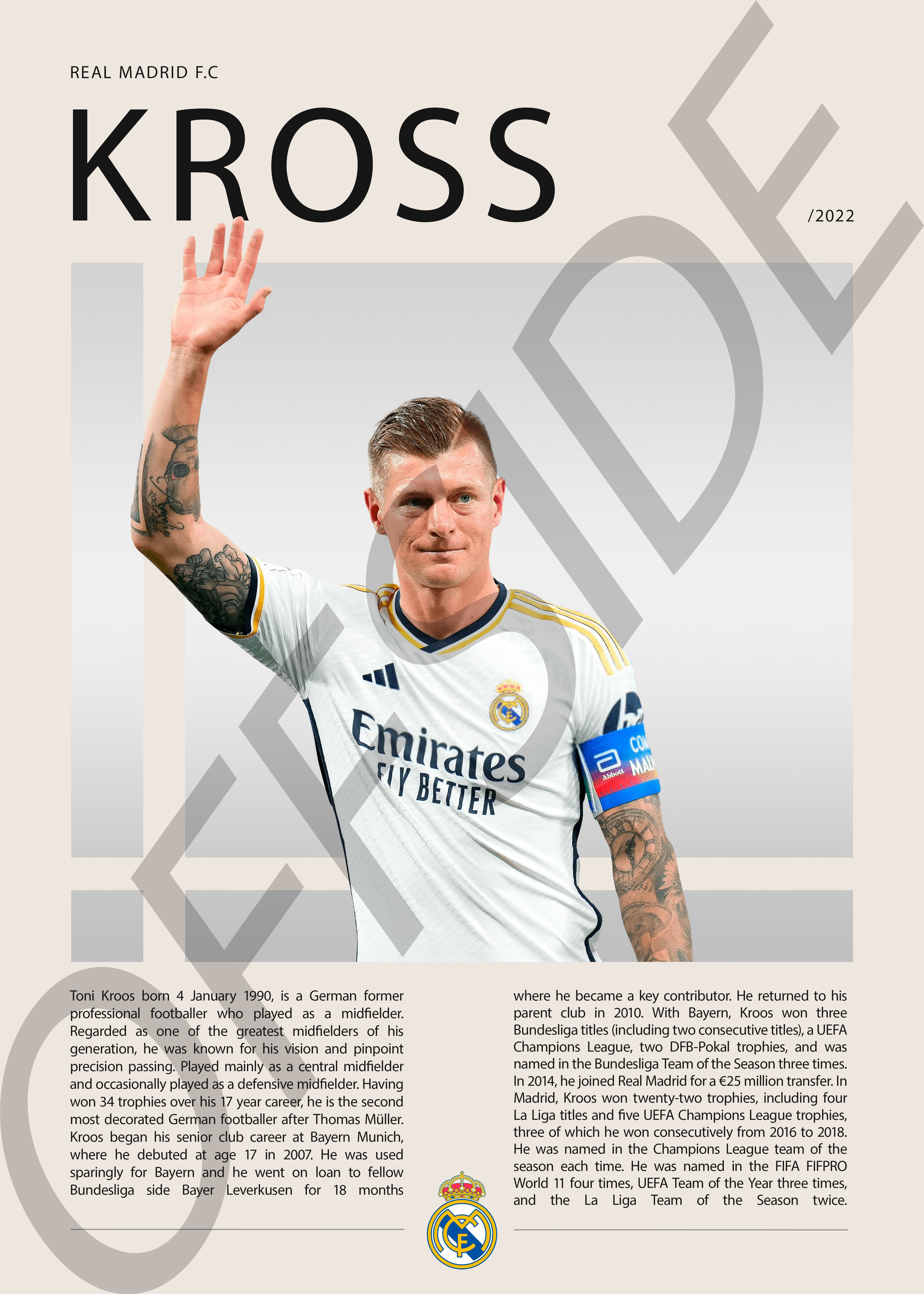Toni Kross "Kross" en Real Madrid Temporada 2022