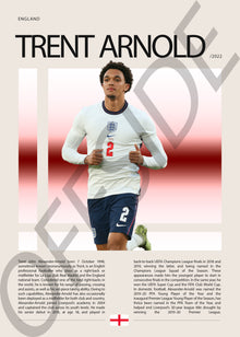 Trent Alexander-Arnold "Trent Arnold" en Inglaterra Clasificatorias 2022