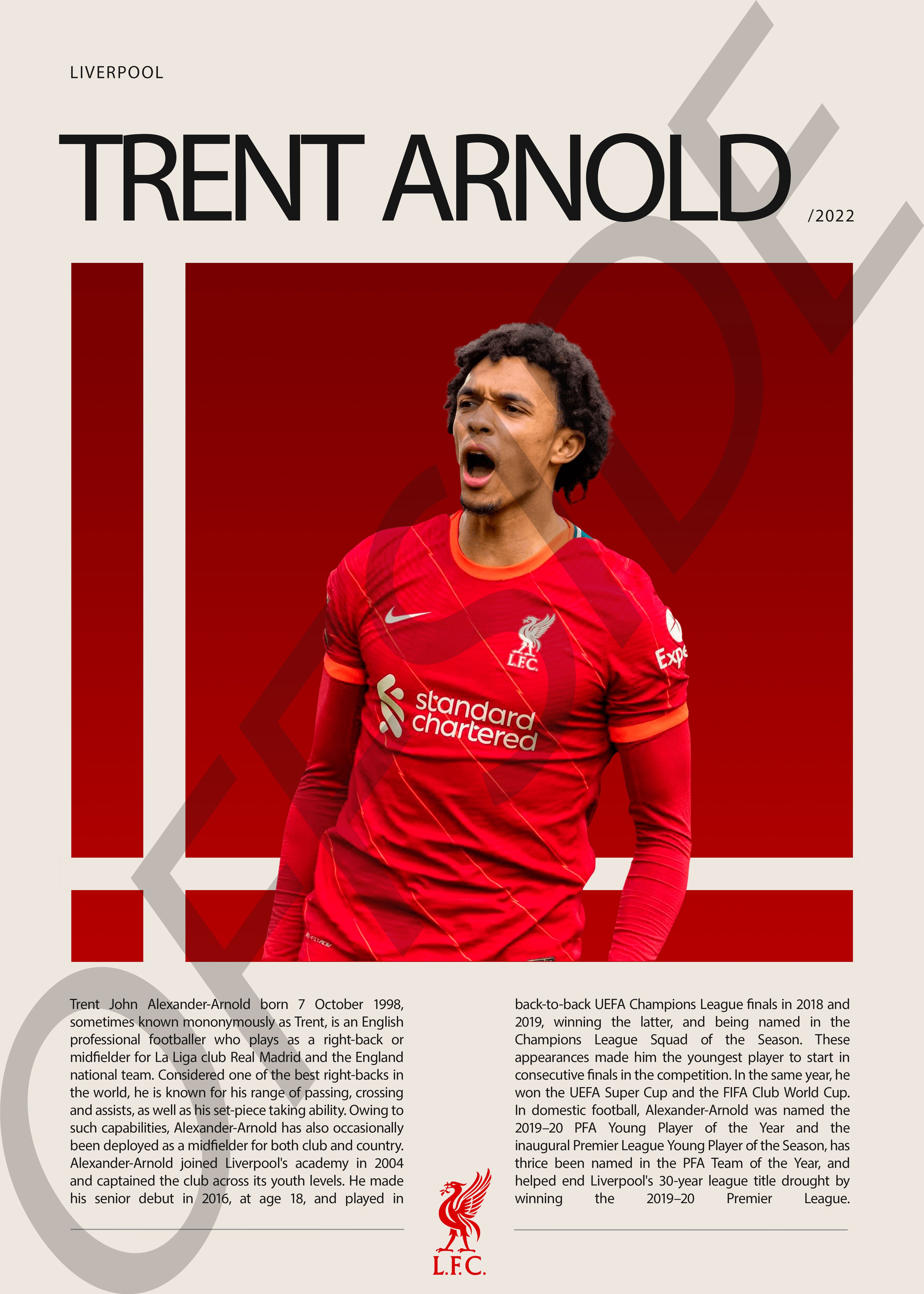 Trent Alexander-Arnold "Trent Arnold" en Liverpool Temporada 2022
