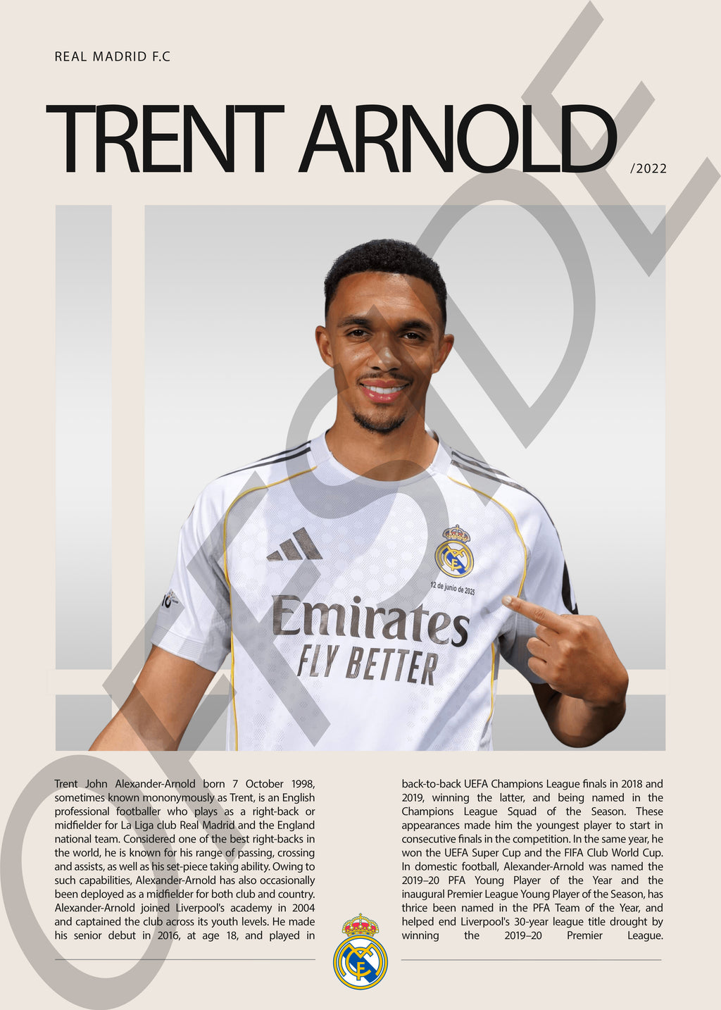 Trent Alexander-Arnold "Trent Arnold" en Real Madrid Temporada 2022