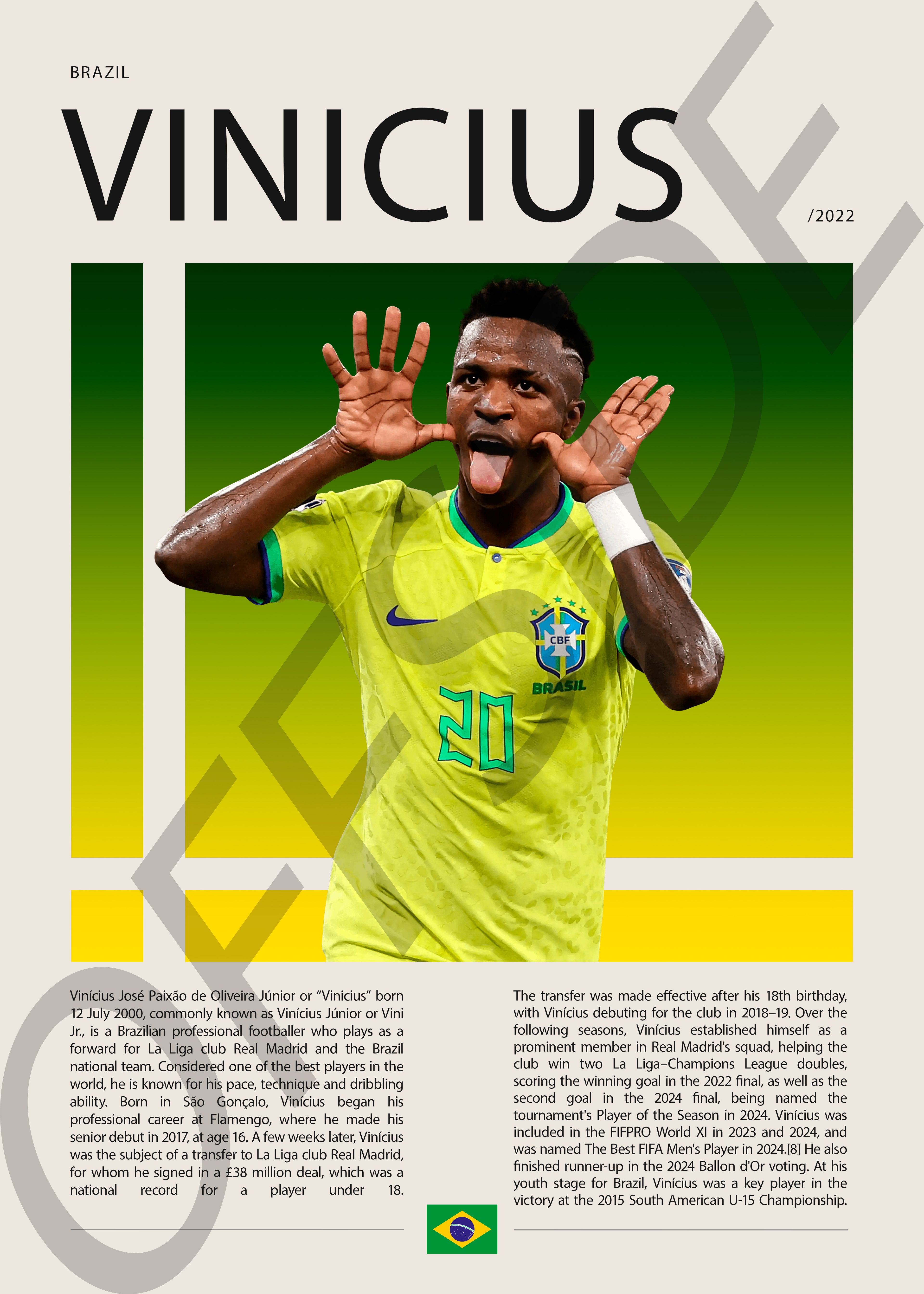Vinicius Jr "Vini" en Brasil Clasificatorias 2022