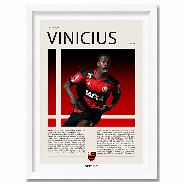 Vinicius Jr "Vini" en Flamengo Temporada 2018