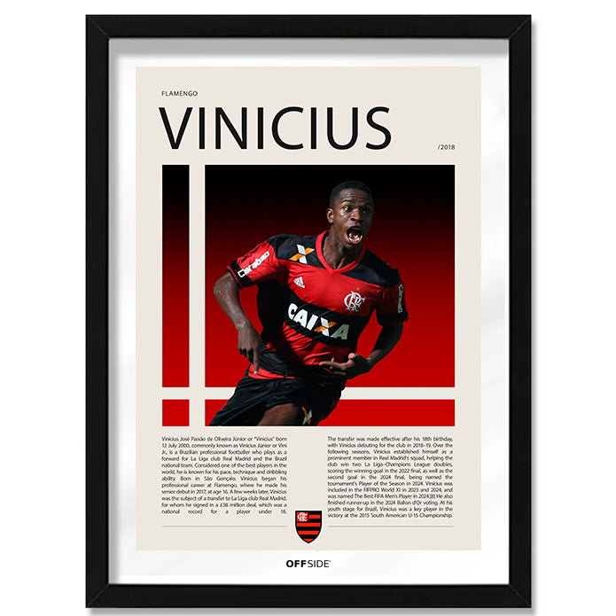 Vinicius Jr "Vini" en Flamengo Temporada 2018