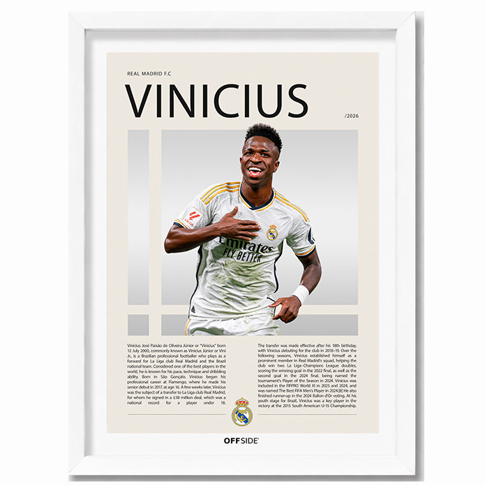 Vinicius Jr "Vini" en Real Madrid Temporada 2026