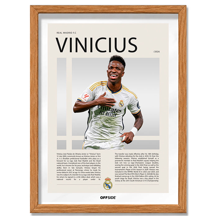 Vinicius Jr "Vini" en Real Madrid Temporada 2026