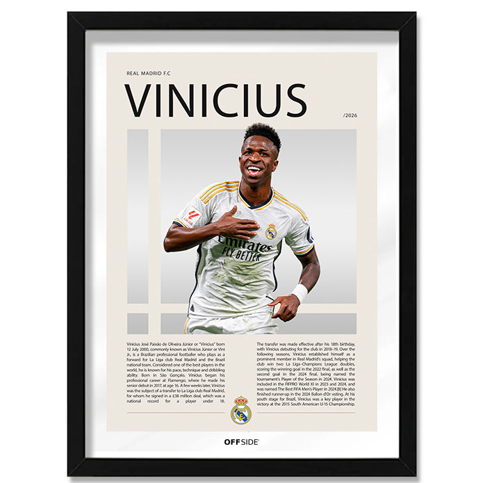Vinicius Jr "Vini" en Real Madrid Temporada 2026