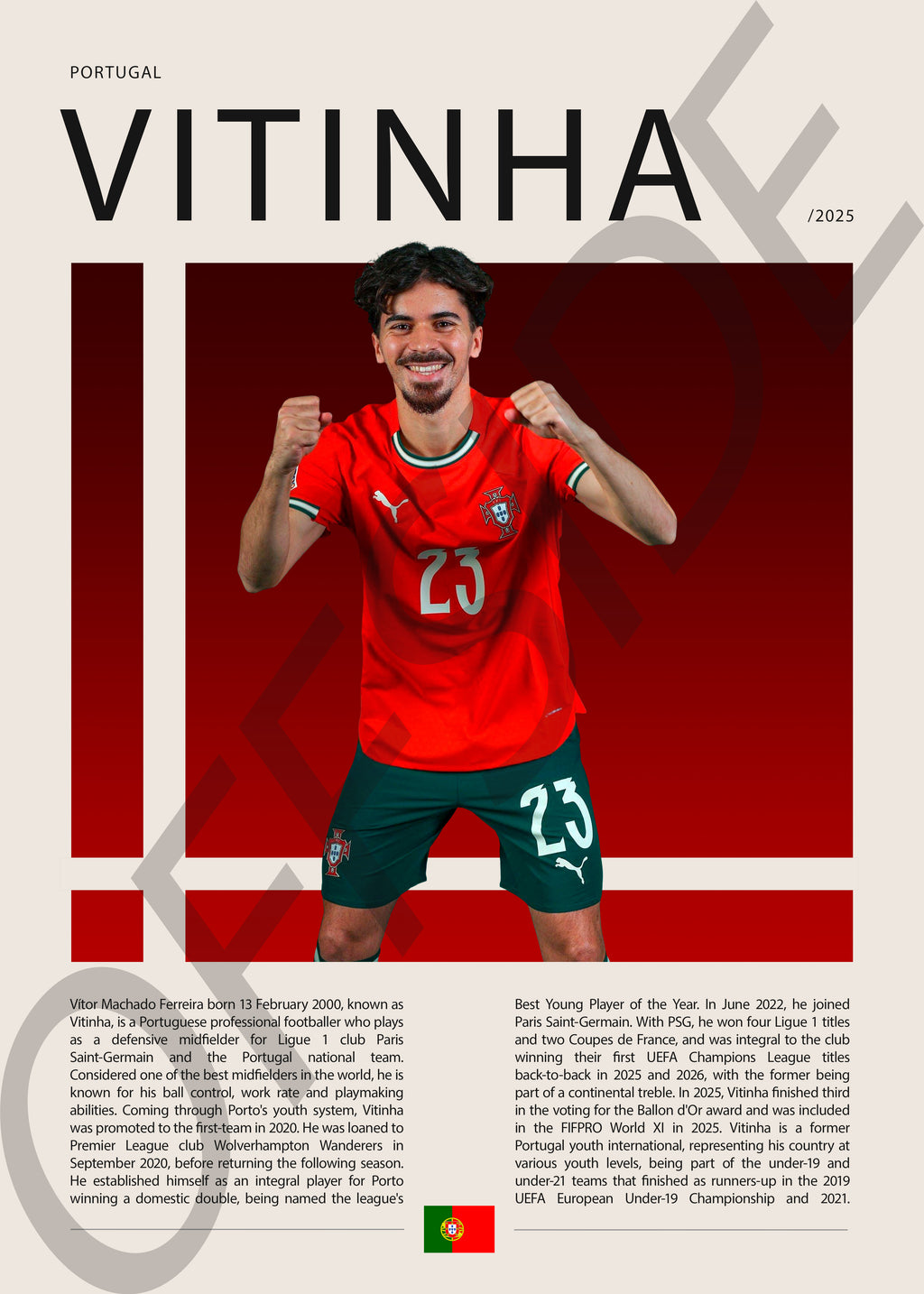 Vitor Machado Ferreira "Vitinha" en Portugal Clasificatorias 2025