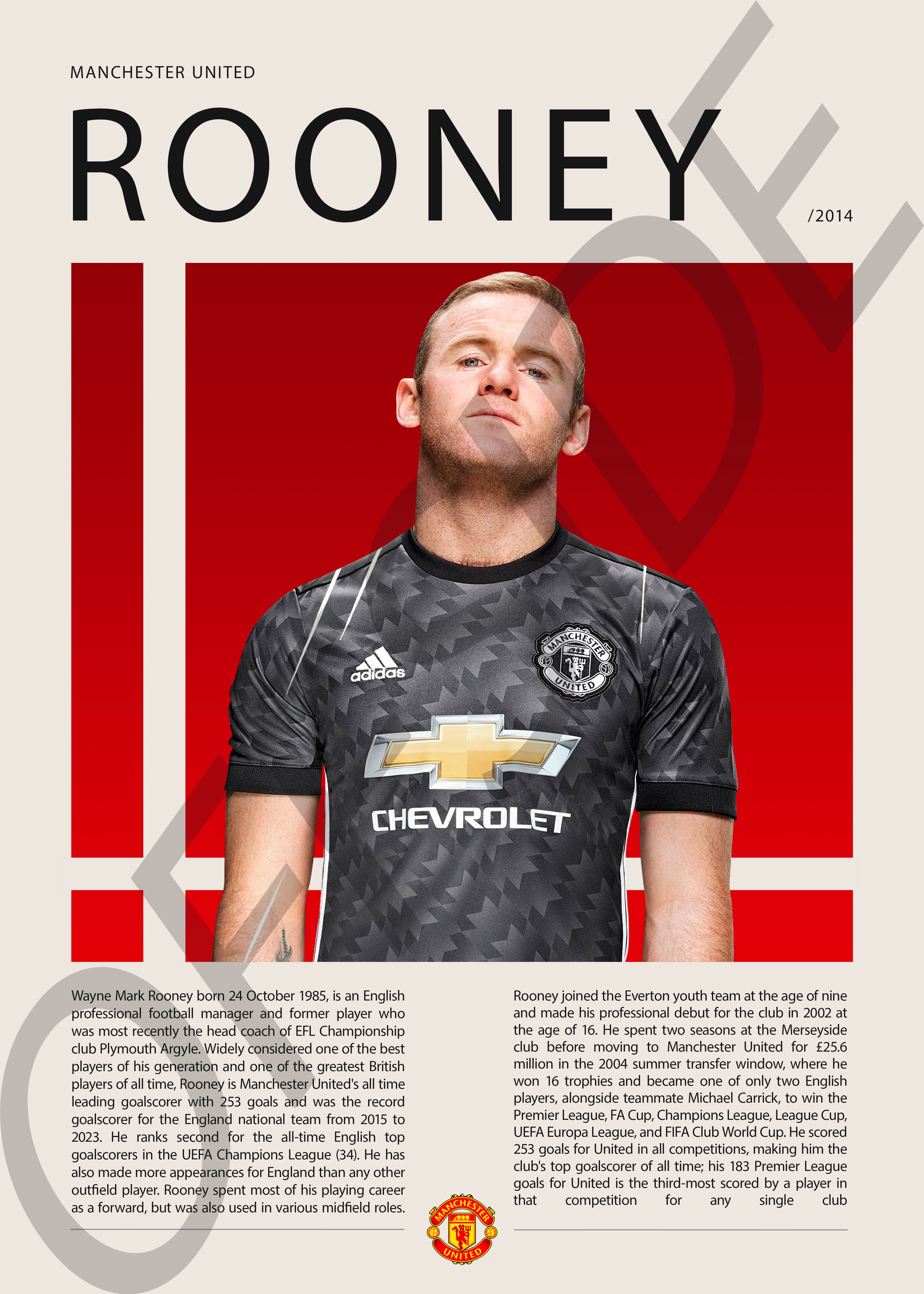 Wayne Rooney "Rooney" en Manchester United Temporada 2014
